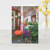 カボチャとハート – マーサのブドウ畑 カード (黄色い花)
