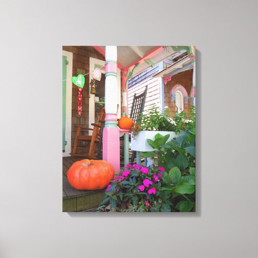 カボチャとハート – マーサのブドウ畑 キャンバスプリント (正面)