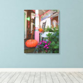カボチャとハート – マーサのブドウ畑 キャンバスプリント (インサイチュ (ウッドフロア))