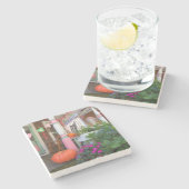 カボチャとハート – マーサのブドウ畑 ストーンコースター (横)