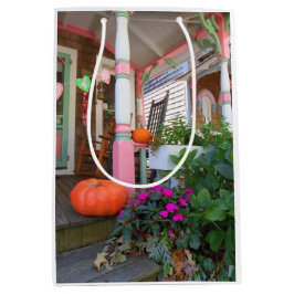 カボチャとハート – マーサのブドウ畑 ミディアムペーパーバッグ