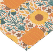 カボチャとヒマワリの短いテーブルランナー ロングテーブルランナー (コーナー)