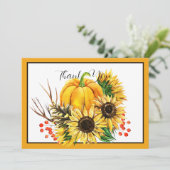 カボチャとヒマワリ秋 シーズンカード (スタンド正面)