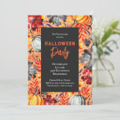 カボチャとフローラハローウィンパーティ 招待状 (スタンド正面)