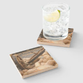 カボチャとホイール ストーンコースター (横)