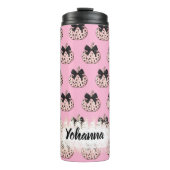 カボチャとボーピンクコケットハロウィーン タンブラー (正面)