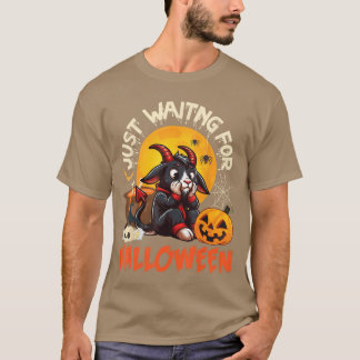 カボチャとヤギこうもりスカルスパイダー待ちH Tシャツ