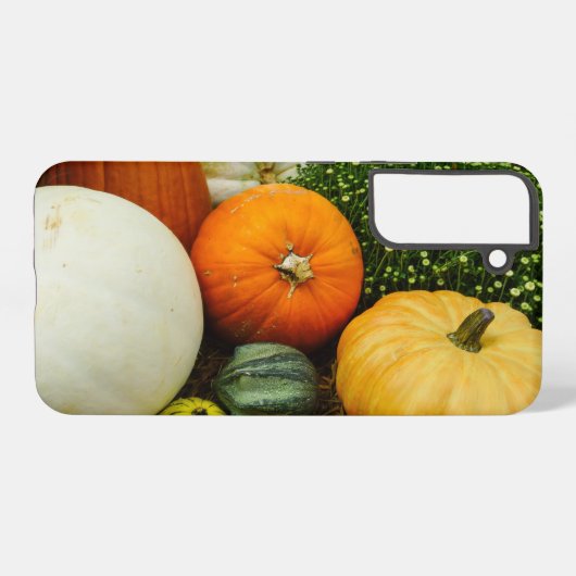 カボチャとユウガオのSamsung Galaxyケース Samsung Galaxyケース (裏面横)
