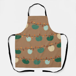 カボチャとライト エプロン