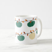 カボチャとライト コーヒーマグカップ (正面右)