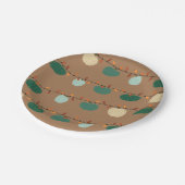 カボチャとライト ペーパープレート (アングル)