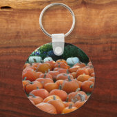 カボチャとラム秋の収穫写真 キーホルダー (正面)