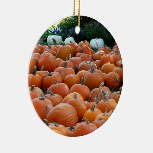 カボチャとラム秋の収穫写真 セラミックオーナメント (右)