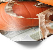 カボチャと乾燥トウモロコシの茎の秋8x10 フォトプリント            (角)