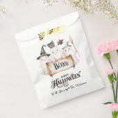 カボチャと可愛いハロウィーンの好意バッグ，ウィッチハット フェイバーバッグ (封をした状態)