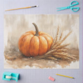 カボチャと小麦の収穫はまだ生命の減退 薄葉紙 (クラフト)