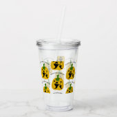 カボチャと幽霊 アクリルタンブラー (裏面)