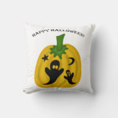 カボチャと幽霊 クッション (正面)