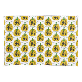 カボチャと幽霊 枕カバー