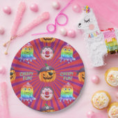 カボチャと幽霊、Natasha Us ペーパープレート (パーティー)
