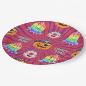 カボチャと幽霊、Natasha Us ペーパープレート (アングル)