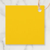 カボチャと果実イエロー秋ハッピーサンクスギビング フェイバータグ (裏面)