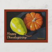 カボチャと梨はがき ポストカード (正面)