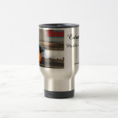 カボチャと白いマム – Martha's Vineヤード トラベルマグ (中央)