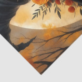 カボチャと秋のバラで月の魔女を収穫 薄葉紙 (詳細)