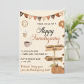 カボチャと秋の幸せな友情 招待状 (スタンド正面)