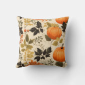 カボチャと秋の開花 クッション (裏面)
