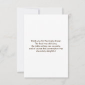 カボチャと紅葉縁どを感謝してい収穫 サンキューカード (裏面)