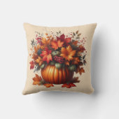 カボチャと紅葉 – 感謝祭 –  クッション (裏面)