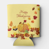 カボチャと紅葉 缶クーラー (裏面)