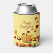 カボチャと紅葉 缶クーラー (缶裏面)