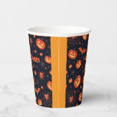 カボチャと紙の可愛いハロウィーン幽霊カップ! 紙コップ (右)