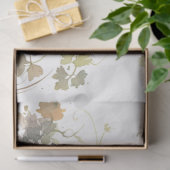 カボチャと花模様2 Decopage紙 薄葉紙 (ギフト)