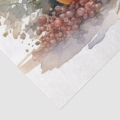 カボチャと花模様2 Decopage紙 薄葉紙 (詳細)