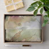 カボチャと花模様7 Decopage紙 薄葉紙 (ギフト)