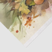 カボチャと花模様7 Decopage紙 薄葉紙 (詳細)