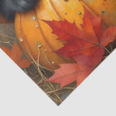 カボチャと葉が秋に子ネコちゃん 薄葉紙 (詳細)