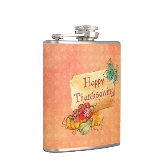 カボチャと葉 フラスク (右)