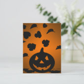 カボチャと離れシルエット ポストカード (スタンド正面)