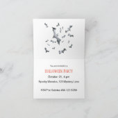 カボチャにかわいい魔女マウス 招待状 (内部)