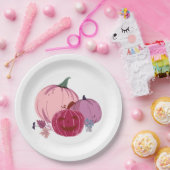 カボチャについて話す紙プレート ペーパープレート (パーティー)