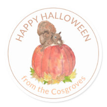 カボチャのかわいいハロウィーンリス