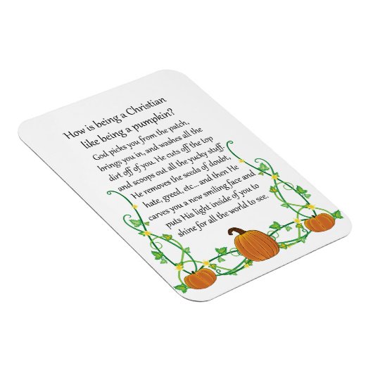 カボチャのようなクリスチャンとは マグネット (右側)