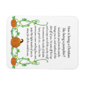 カボチャのようなクリスチャンとは マグネット (横)