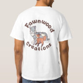 カボチャのアヒル Tシャツ (裏面)