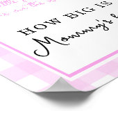 カボチャのアーチケージ – ママの腹の大きさ ポスター (角)